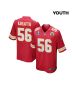 George Karlaftis 56 Kansas City Chiefs Super Bowl LVIII Patch Game YOUTH Jersey – Red