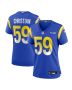 Geron Christian 59 Los Angeles Rams Women’s Team Game Jersey – Royal