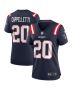 Gino Cappelletti 20 New England Patriots Women Game Retired Jersey – Navy
