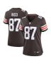 Giovanni Ricci 87 Cleveland Browns Women’s Game Jersey – Brown