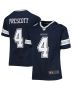 Girls Youth Dallas Cowboys Dak Prescott Navy Team Game Jersey