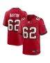 Graham Barton 62 Tampa Bay Buccaneers Game Men Jersey – Red