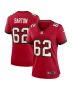 Graham Barton 62 Tampa Bay Buccaneers Game Women Jersey – Red