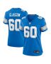 Graham Glasgow 60 Detroit Lions Women’s Team Game Jersey – Blue