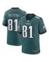 Grant Calcaterra 81 Philadelphia Eagles Team Game Men Jersey – Midnight Green