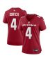 Greg Dortch 4 Arizona Cardinals Women’s Game Jersey – Cardinal
