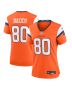 Greg Dulcich 80 Denver Broncos Women’s Team Game Jersey – Orange