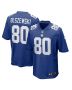 Gunner Olszewski 80 New York Giants Team Game Men Jersey – Royal