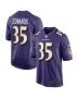 Gus Edwards 35 Baltimore Ravens Men Game Jersey – Purple