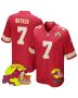 Harrison Butker 7 Kansas City Chiefs Super Bowl LIX New Orleans Patch Game Men Jersey – Red