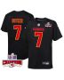 Harrison Butker 7 Kansas City Chiefs Super Bowl LVIII Champions 4 Stars Patch Fashion Game YOUTH Jersey – Carbon Black
