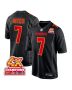 Harrison Butker 7 Kansas City Chiefs Super Bowl LVIII Champions 4X Fashion Game Men Jersey – Carbon Black
