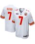 Harrison Butker 7 Kansas City Chiefs Super Bowl LVIII Patch Game Men Jersey – White