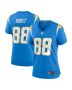 Hayden Hurst 88 Los Angeles Chargers Women’s Game Jersey – Powder Blue