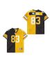 Heath Miller 83 Pittsburgh Steelers Two-Toned Retro Throwback Men Jersey – Black/Yellow