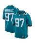 Henry Mondeaux 97 Jacksonville Jaguars Game Men Jersey – Teal