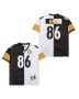 Hines Ward 86 Pittsburgh Steelers Two-Toned Retro Throwback Men Jersey – Black/White