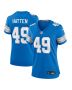 Hogan Hatten 49 Detroit Lions Women’s Game Jersey – Blue