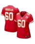 Hunter Nourzad 60 Kansas City Chiefs Women’s Game Jersey – Red