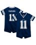 Infant Dallas Cowboys Micah Parsons Navy Game Romper Jersey