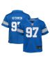 Infant Detroit Lions Aidan Hutchinson Blue Team Player Game Jersey