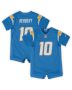 Infant Los Angeles Chargers Justin Herbert Powder Blue Game Romper Jersey