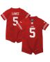 Infant San Francisco 49ers Trey Lance Scarlet Romper Game Jersey