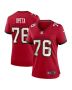 Iosua Opeta 76 Tampa Bay Buccaneers Women’s Game Jersey – Red