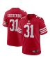 Isaac Guerendo 31 San Francisco 49ers Game Men Jersey – Scarlet