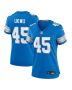 Isaac Ukwu 45 Detroit Lions Women’s Game Jersey – Blue