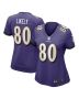 Isaiah Likely 80 Baltimore Ravens Women’s Game Jersey – Purple