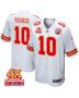 Isiah Pacheco 10 Kansas City Chiefs Super Bowl LVIII Champions 4X Game Men Jersey – White