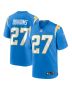 J.K. Dobbins 27 Los Angeles Chargers Team Game Men Jersey – Powder Blue