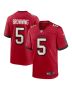 Jack Browning 5 Tampa Bay Buccaneers Game Men Jersey – Red