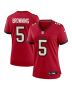 Jack Browning 5 Tampa Bay Buccaneers Women’s Game Jersey – Red
