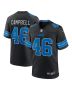 Jack Campbell 46 Detroit Lions 2nd Alternate Game Men Jersey – Black
