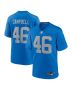 Jack Campbell 46 Detroit Lions Alternate Game Men Jersey – Blue