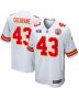 Jack Cochrane 43 Kansas City Chiefs Super Bowl LVIII Patch Game Men Jersey – White