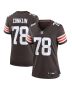 Jack Conklin 78 Cleveland Browns Women’s Game Jersey – Brown