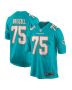 Jack Driscoll 75 Miami Dolphins Team Game Men Jersey – Aqua