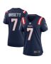 Jacoby Brissett 7 New England Patriots Women’s Team Game Jersey – Navy