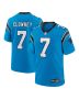 Jadeveon Clowney 7 Carolina Panthers Alternate Game Jersey – Men Blue