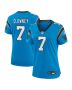 Jadeveon Clowney 7 Carolina Panthers Women’s Alternate Game Jersey – Blue