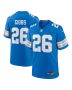 Jahmyr Gibbs 26 Detroit Lions Game Jersey – Men, Blue
