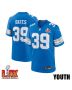 Jake Bates #39 Detroit Lions Super Bowl LIX Jersey – Men’s – Blue
