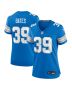 Jake Bates 39 Detroit Lions Women’s Team Game Jersey – Blue