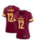 Jake Fromm 12 Washington Commanders Women Home Game Jersey – Burgundy