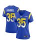 Jake Hummel 35 Los Angeles Rams Women Game Jersey – Royal