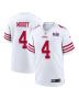 Jake Moody 4 San Francisco 49ers Super Bowl LVIII Patch Game Men Jersey – White