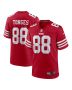 Jake Tonges 88 San Francisco 49ers Team Game Men Jersey – Scarlet